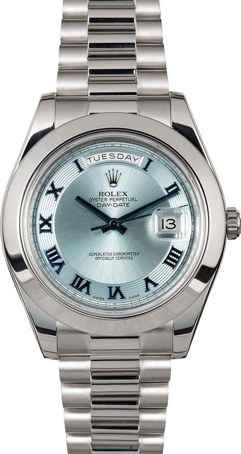 rolex president ii 218206|Rolex platinum day date reference ii.